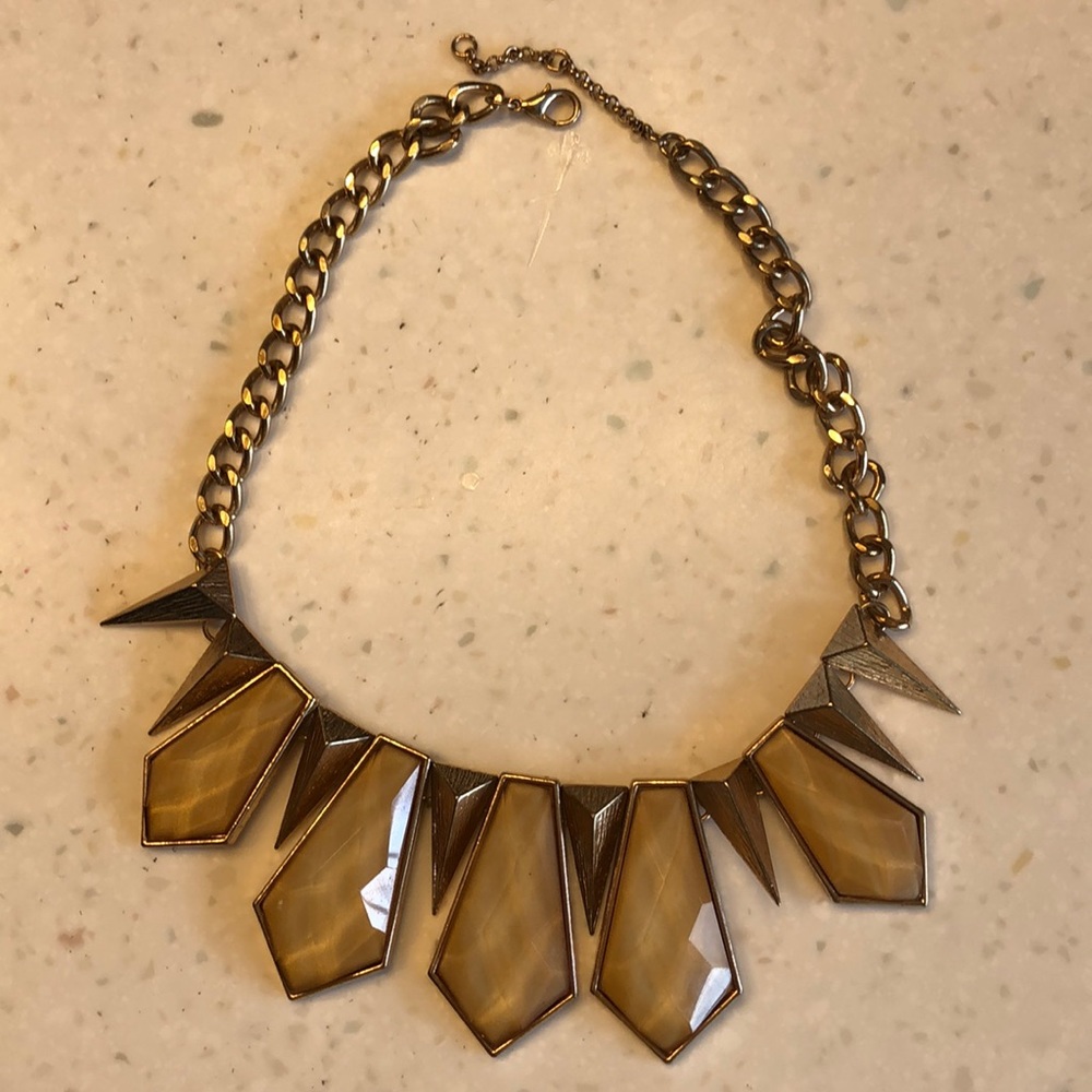 Light gold necklace